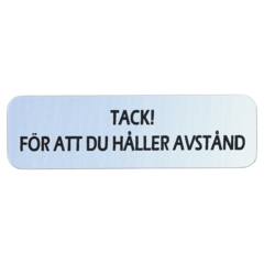 858553 Navneskilt magnet 70x20mm