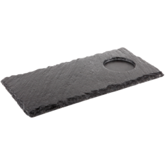 AP00986 Skiferplate APS Svart 25x12cm