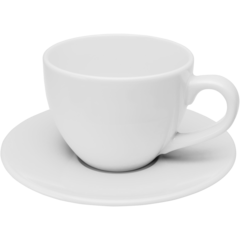 BLO1607 Mugg Blocho Jumbo Vit med svart rand 50cl