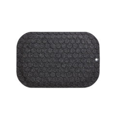 381989 BLACK CIRCLE STANDING MAT 53x77CM