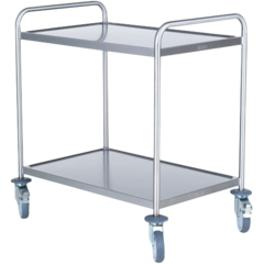 M4162000 Storköksvagn med Handtag Hallins 2 Hyllplan 90x55 cm