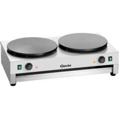 BA104457 Crêpeplatta Dubbel Bartscher 2CP400 Elektrisk Ø40cm