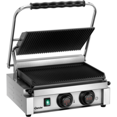 BAA150974 Bartscher Paninigrill MDI 1R Räfflad - Klämgrill