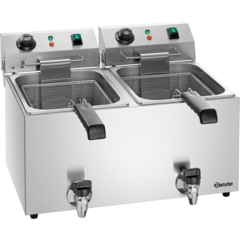 BAA162824E Bartscher Snack IV Plus Fritös Dubbel 2x9L - Bänkfritös