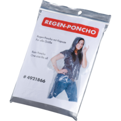 MA4921866 Regnponcho Engångs