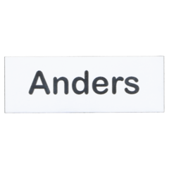 858560 Navneskilt magnet - eget navn