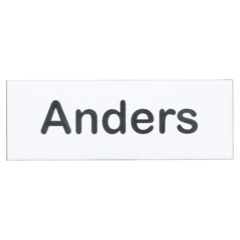 858558 Navneskilt nål - eget navn