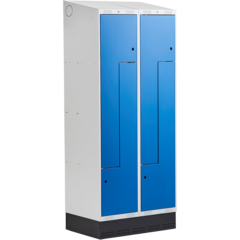 AJ313601 Z-Skåp AJ Sockel 2 Sektioner 4-fack Sluttande tak