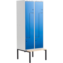 AJ313583 Z-Skåp AJ Bänkstativ 2 Sektioner 4-fack