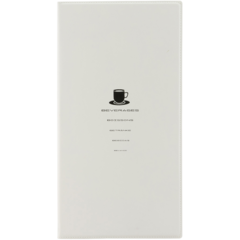 MCTRBCWT Menypärm Securit Läder Vit A5