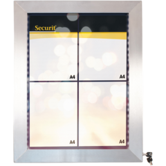 MCS4A4LSS Securit LED Information Display 4xA4