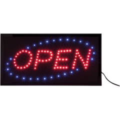 LSOPEN Securit LED Sign "Open" 24x48 cm