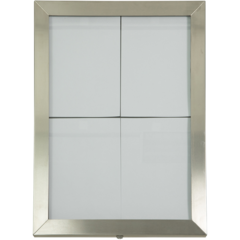 MCS4A4WLSS Securit LED Info Display 4 x A4 Stainless Steel