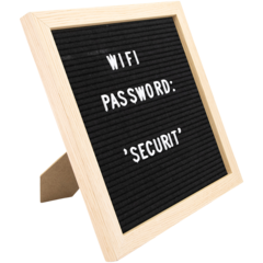 WLBTE3030 Securit Bokstavtavle 30x30cm