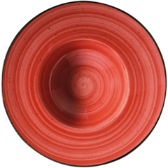 CKAPSBNC28CK Bonna Aura Passion Red Pasta Plate 28cm