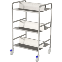 DM235 Diskomat Kassettvagn 3-plan (12 kassetter)