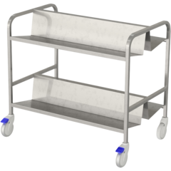 DM214 Diskomat Kassettvagn 2-plan (12 kassetter)