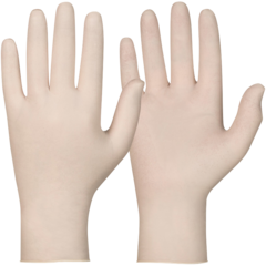 GB112110 Engångshandskar i latex Granberg 110 puderfria Offwhite