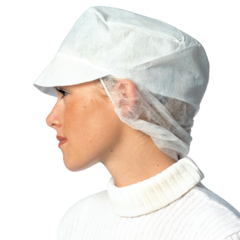 GB02100040 Luer Med Skjerm Non Woven Hvit