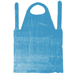 GB0210003410 Disposable Apron LDPE 130cm Blue Granberg 0034B