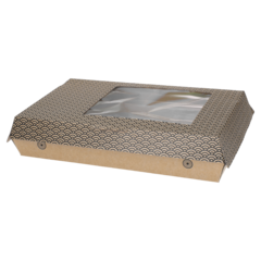 500818 Sushibox Fönster Well4Food 240x150x50mm