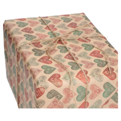 440492738 Julpapper Eternity Brun Ribbat