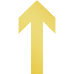 DU104804 Golvmarkering Pil Durable Gul