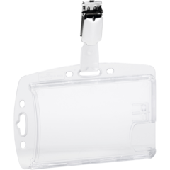 801319 Korthållare för 2 kort med clip