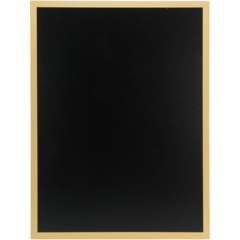 WBWTE6080 Securit Griffeltavla Woody med Träram Teak