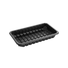 7330014000 Tråg Faerch Sort PP K73-30 223x133x30mm