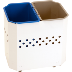 HYK53059 AVFALLSTUNNA PUTTE VIT 2x9 L