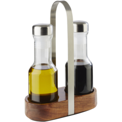 AP40436 Olje- og eddikholder i tre APS