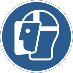 DU103206 Påbudsdekal Golvapplicering Durable Ø430mm