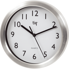 F317 Väggur Ø20cm Aluminium