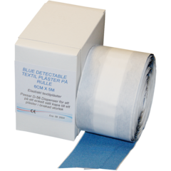 AM3360R Plåster på rulle Blue Detectable Textil 6cm x 5m