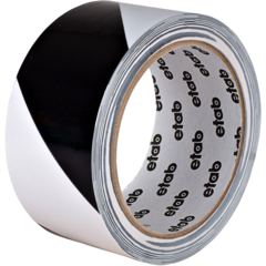 33940SV5016 Golvlinjetejp etab 33940 Svart/Vit 50mm x 16,5m