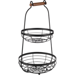 AP30335 APS Korgställ Metall 26x26x48 cm - Svart