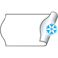 M30007330 Etiketter Kyl- & frysprodukter 22x12mm Vit