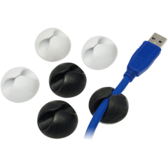 KAB0009 Kabelhållare LogiLink 6-Pack