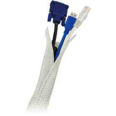 KAB0007 Kabelgömma LogiLink FlexWrap Vit