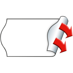 M30007327 Prisetiketter Meto permanenta 22x12mm Vit