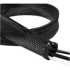KAB0048 Kabelgömma FlexWrap Zipper Svart 1m
