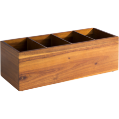 AP11649 Borsdapotek 4-fack APS Woody 36x14cm