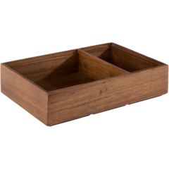 AP11651 Trälåda 2-fack APS Woody 22,5x15cm