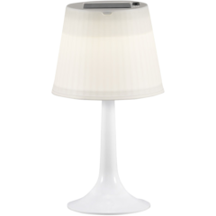 GK7109202 Bordslampa Assisi Solcell Vit