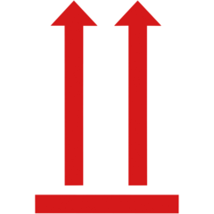 AN7250 Etikett Symbol "Denna Sida Upp" Avery 7250