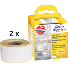 ANAS0722370 Adressetikett Dymo LW 89x28mm Avery AS0722370