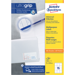 AN3669 ETIKETT HVIT 70x50,8 MM