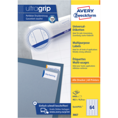 AN3667 Avery White Universal Labels