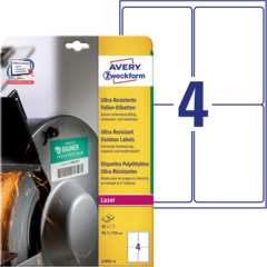 ANL791510 Uteetikett Hvit 99,1x139 mm